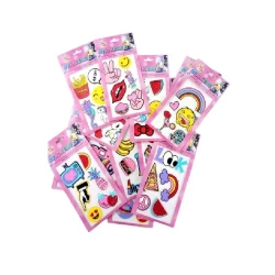 Funcraft Stickers Assorted Relief - Fun &amp; Creative Designs