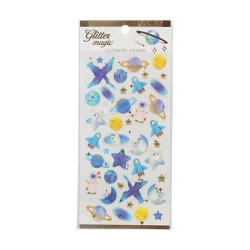 Tiendas Universal Glitter Magic Stickers Assorted - Art Supplies