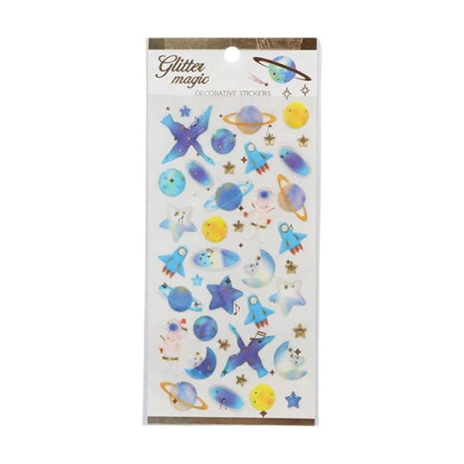 Tiendas Universal Glitter Magic Stickers Assorted - Art Supplies