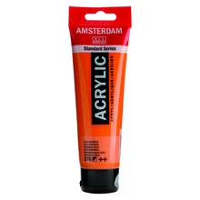 Amsterdam Acrylic Azo Orange 120ml Tube - High-Quality Artist Paint Amsterdam Acrylic Azo Orange 120ml Tube - High-Quality Artist Paint