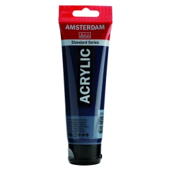 Amsterdam Acrylic Paint 120ml Prussian Blue Phthalo - High Lightfastness
