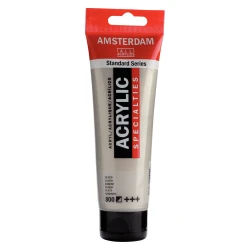 Amsterdam Silver Acrylic Paint 120ml Tube - High Quality