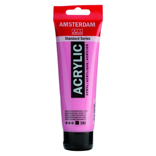 Amsterdam Acrylic Quin Rose Light 120ml Tube - High Lightfastness Paint Amsterdam Acrylic Quin Rose Light 120ml Tube - High Lightfastness Paint
