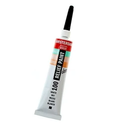 Amsterdam Reliefp White Paint Tube 20ml - Art Supplies for Artists