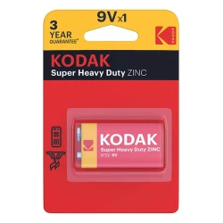 Kodak Extra Zinc 9V Heavy Duty Battery - Reliable Power
