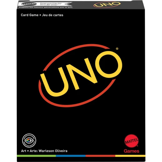 UNO Minimalista Card Game by Warleson Oliviera - 108 Cards for Family Fun - Mattel - Image 2