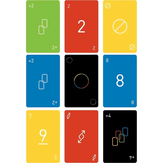 UNO Minimalista Card Game by Warleson Oliviera - 108 Cards for Family Fun - Mattel - Image 5