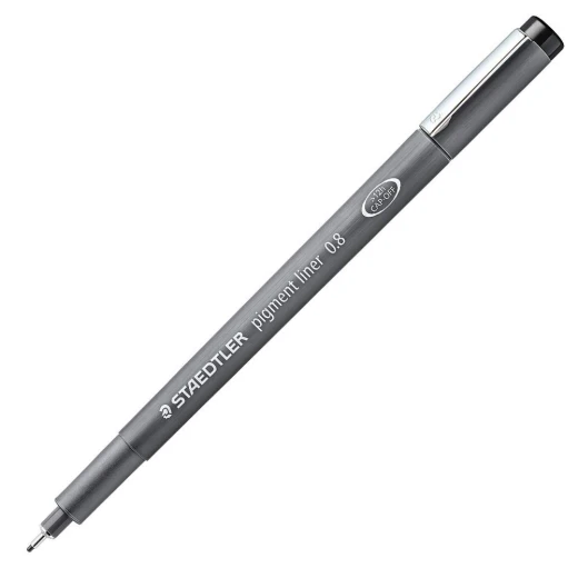 Staedtler - Pigment Liner Pen 0.8 - Black Staedtler - Pigment Liner Pen 0.8 - Black