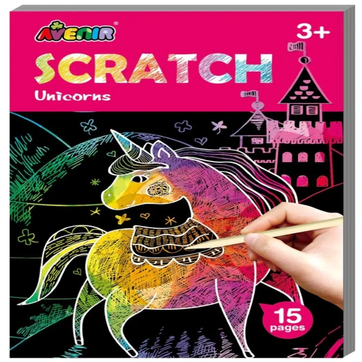 Avenir Mini Scratch Book, Unicorns Avenir Mini Scratch Book, Unicorns