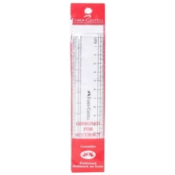 Faber Castell | Plastic ruler | 15 cm