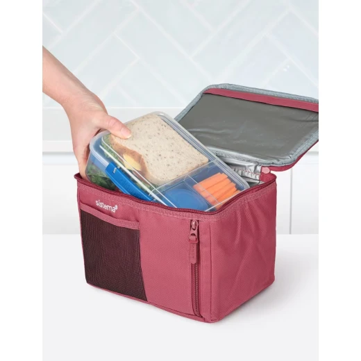 Sistema Mega Fold Up Cooler Bag - Pink - Sistema - Image 3