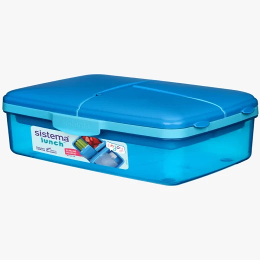 Sistema - Lunch Slimline Quaddie 1.5 L - blue Sistema - Lunch Slimline Quaddie 1.5 L - blue