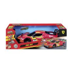 Maisto Ferrari 296 GT3 Euroasia Version, R/C Car, Model 82862, USB Rechargeable, 1:16 Scale