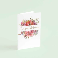 Gift Card with Elegant Brown Envelope – 14×20 cm – Perfect for All Occasions