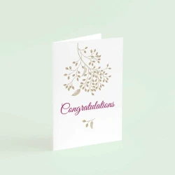 Gift Card with Elegant Brown Envelope – 14×20 cm – Perfect for All Occasions