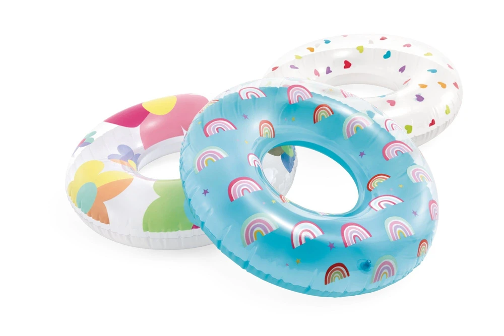 INTEX 59259 Inflatable Swim Ring with Handles