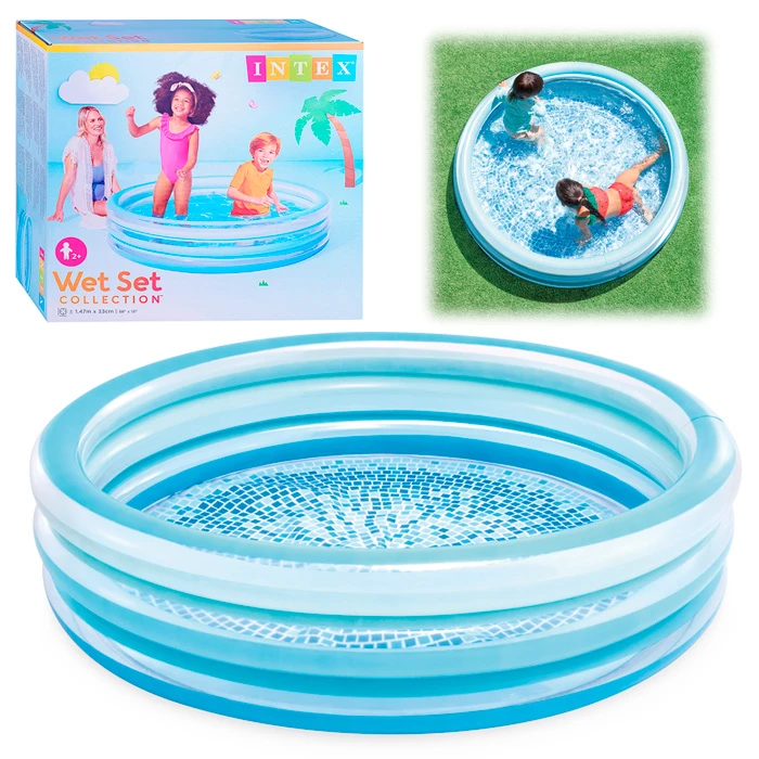 INTEX 58467 Blue Biss Inflatable Kids Pool