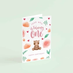 Elegant Gift Card with Premium Brown Envelope 14×20 cm Ideal for Various Occasions