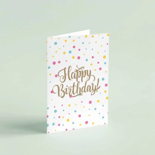 Elegant Gift Card with Premium Brown Envelope 14×20 cm Ideal for Various Occasions
