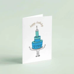 Elegant Gift Card with Premium Brown Envelope – 14×20 cm – Ideal for Various Occasions