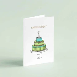 Elegant Gift Card with Premium Brown Envelope – 14×20 cm – Ideal for Various Occasions