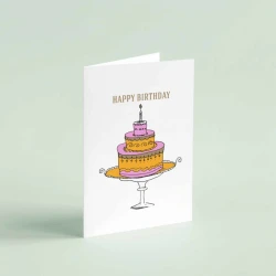 Elegant Gift Card with Premium Brown Envelope – 14×20 cm – Ideal for Various Occasions