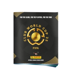 Panini FIFA Club World Cup 2025 Sticker Album Official Collectible Album with Spaces for Club Stickers Stylish Design with Gold Accents Officially Licensed FIFA Product