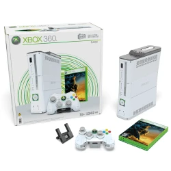 MEGA Showcase Microsoft® Xbox 360 Replica Building Kit – 1342-Piece Collector Set with Light-Up Console &amp; Controller – Model HWW15 – by Mattel