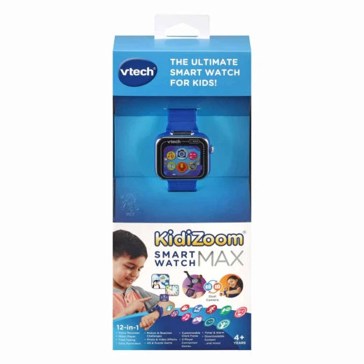 Vtech - Kidizoom Smart Watch Max - Blue Vtech - Kidizoom Smart Watch Max - Blue