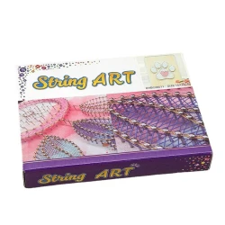 String Art Kit Paw Print Design 15×26 cm DIY Craft Set for Kids &amp; Adults Includes Tools, Threads &amp; Board Fun &amp; Easy Art Project – Great Gift for Animal Lovers