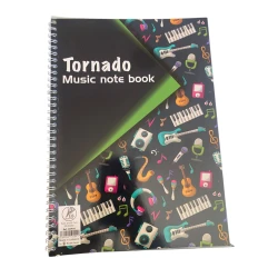 Bassile freres Tornado – Music Note Book – A4 Size – 32 Sheets – Printed Cover