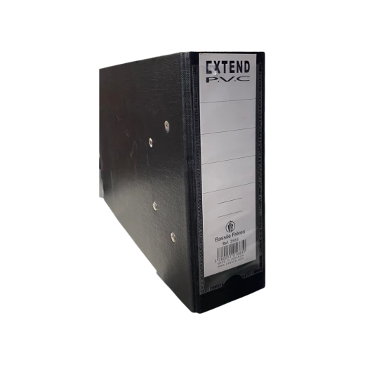 2-Ring PVC Binder for Bills & Cheques – Black – Bassile Frères – Ref. 3585 2-Ring PVC Binder for Bills & Cheques – Black – Bassile Frères – Ref. 3585