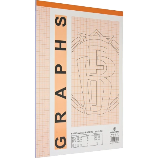 Graph Paper Pad A3 – 50 Sheets