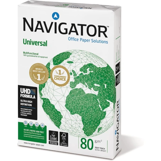 Navigator Universal 80gsm Printing Paper, Multifunctional, High Performance