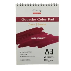 Gouache Color Pad A3 – 20 Sheets