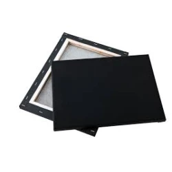 Canvas Black 30×40 cm – High-Quality Cotton Painting Surface