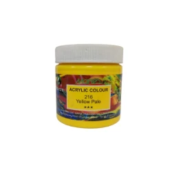 Marie's Acrylic Colour - Yellow Pale, 250 ml