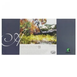 Marie's Acrylic Colour Paint Set - 18 Colors, 12 ml Each