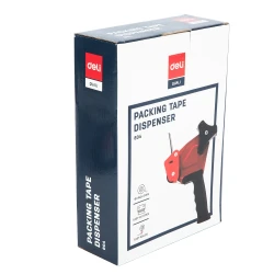Deli QUALI 804 Packing Tape Dispenser, Easy-Cut, Durable Design with 3-Inch Core Compatibility