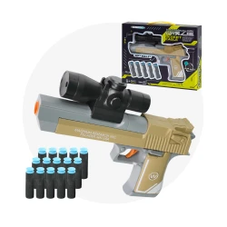 Soft Bullet Toy Gun with Scope – Desert Eagle Style