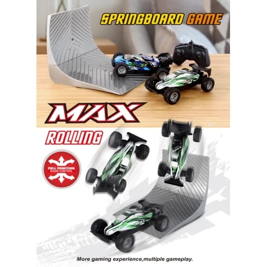 Springboard Rolling Challenge – Full Function RC Stunt Car Set Springboard Rolling Challenge – Full Function RC Stunt Car Set