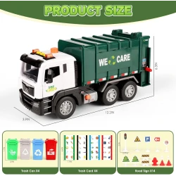 PURIFIER Garbage Truck Toy – Recycling &amp; Sorting Edition (1:10 Scale)
