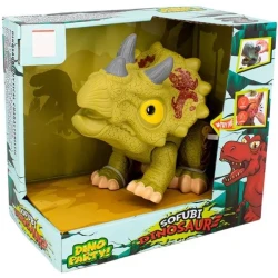 SOFUBI Soft Triceratops Dinosaur Toy – Dino Party Edition
