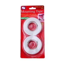 Heavy Duty Mounting Tape Double-Sided Foam Adhesive, Holds Up to 2 lbs (900g) per Roll, Ideal for Pictures and Decorations, 2 Rolls per Pack