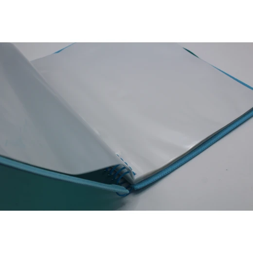 Chanxi Spiral Binder Clear Book – Extra Large Capacity with Elastic Closure - Sstationery - Image 2