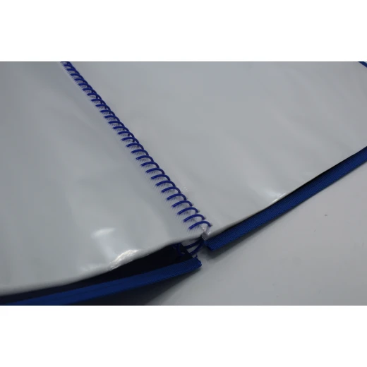 Chanxi Spiral Binder Clear Book – Extra Large Capacity with Elastic Closure - Sstationery - Image 2