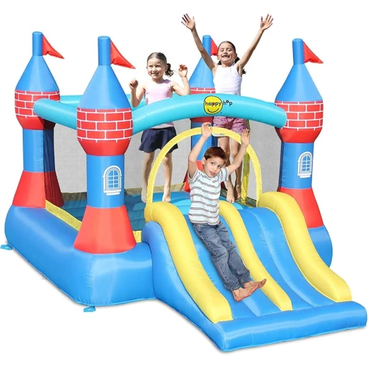 Happy Hop 9512 Inflatable Castle Bouncer with Double Slide Happy Hop 9512 Inflatable Castle Bouncer with Double Slide