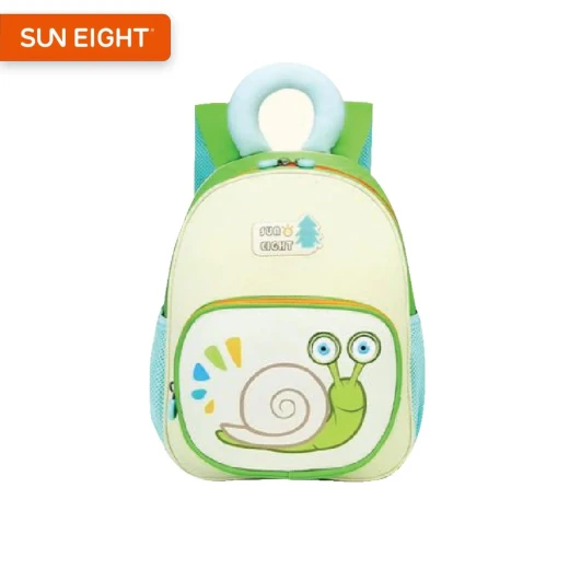 SUN EIGHT Children’s Cartoon Snail Backpack – Fun Multi-Pocket Design SUN EIGHT Children’s Cartoon Snail Backpack – Fun Multi-Pocket Design