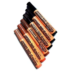 Furniture Touch-Up Marker Set – 6 Wood Tones – XINLU – Model XJ-306