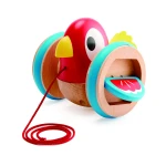 Hape Baby Bird Pull Along – Wooden Toddler Pull Toy Encouraging Walking and Coordination - Hape